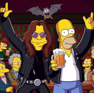 PHOTO The Simpson's Ozzy Osbourne Tribute RIP