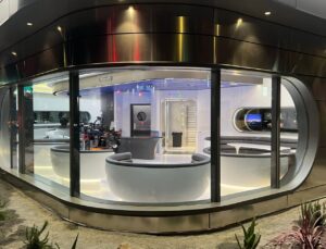 PHOTO There Aren't A Ton Of Seats Inside The Hollywood CA Tesla Diner