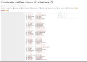 PHOTO Wess Roley Finished Dead Last In A Regional Track Meet As A Freshman