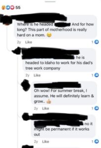 PHOTO Wess Roley's Mother Didn't Even Know Her Son Went To Work For His Dad's Tree Company In Idaho
