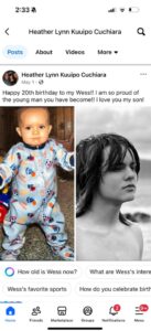 PHOTO Wess Roley's Mother Wishing Him A Happy Birthday On Social Media