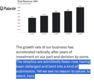 PHOTO Alex Karp's Quarterly Report Says Bent Into Submission