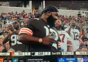 PHOTO All The Cleveland Browns UNCLES In The Crowd Cheering For ANYTHING Shedeur Sanders Does