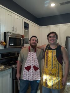 PHOTO Ethan Nieneker Cooking With His Friend