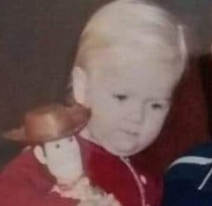 PHOTO Ethan Nieneker Holding Woody As A Toddler