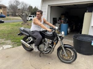 PHOTO Ethan Nieneker Riding A Motorcycle