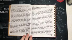 PHOTO First Couple Of Pages Screenshots From Robin Westman's Youtube Video Journal