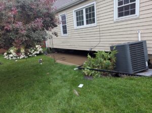 PHOTO Flooding In West Allis Wisconsin Was So Bad It Collapsed Basement Wall Of A House