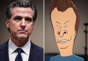 PHOTO Gavin Newsom Looks Like Beavis And Butthead