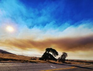 PHOTO Heavy Smoke From Canyon Fire Is Blowing Into Lancaster And Palmdale California