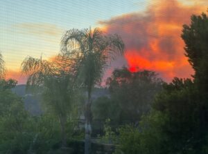 PHOTO Hills Of LA Looked Very Unpleasant Thursday Night From Canyon Fire