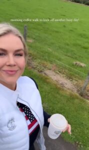 PHOTO Karoline Leavitt Going On Her Morning Coffee Walk