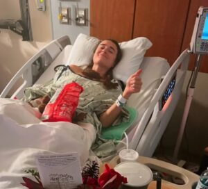 PHOTO Kelley Mack Laying In The Hospital In Cincinnati Ohio