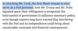 PHOTO Lisa Cook Is First Black Woman Ever To Serve As Fed Governor