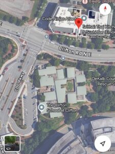 PHOTO Map Showing Mass Shooting In Atlanta Was Not Actually On Emory University Campus Property