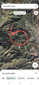 PHOTO Map Showing Where Homes Are At Risk Of Burning From The Canyon Fire