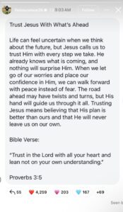 PHOTO Morice Norris Posted Proverbs 3:5 On Social Media