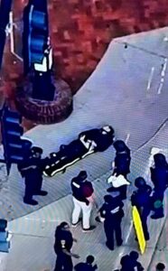 PHOTO Of Emory University Shooting Suspects Body Laying On The Ground Face Up