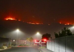 PHOTO Of Where One Home Was Destroyed By Fire In Hasley Canyon
