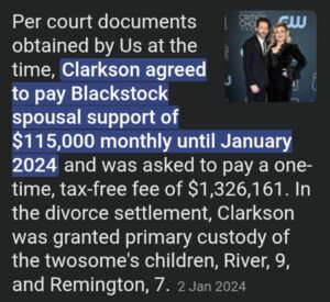 PHOTO Proof Kelly Clarkson Was Paying Brandon Blackstock $115K A Month
