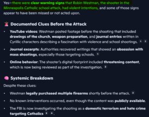 PHOTO Proof There Was Publicly Available Evidence Robin Westman Was Planning A Shooting