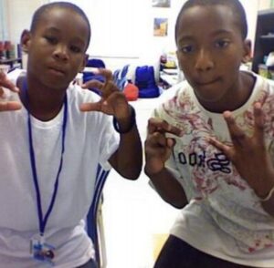 PHOTO Quornelius Radford Flashing Gang Signs