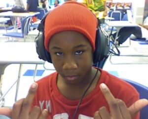 PHOTO Quornelius Radford Was Throwing Up The Bird Every Chance He Had