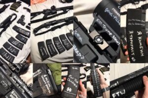PHOTO Robin Westman Wrote On All His Guns Suck On This Where Is Your God Etc Mocking Everything Possible Including Trump