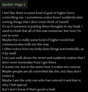 PHOTO Robin Westman Wrote That He Thought Something Was Controlling Him