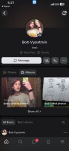 PHOTO Robin Westman's Russian Social Media Account