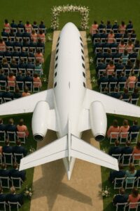 PHOTO Taylor Swift Going Down The Aisle At Her Wedding Like A Huge Jet Plane Meme