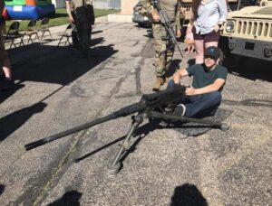 PHOTO Tyler Robinson Holding Huge Gun