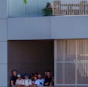 PHOTO Bush That Lines Up Directly To Where Charlie Kirk’s Tent Was And Where He Was Shot