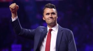 PHOTO Charlie Kirk Fist Pumping Like Donald Trump