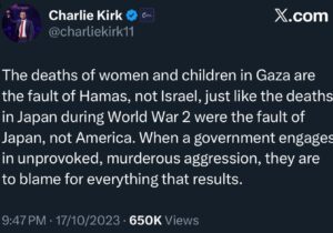 PHOTO Charlie Kirk Tweeting About Murderous Aggression