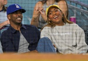 PHOTO Chris Paul At Rockies Dodgers Game In Los Angeles