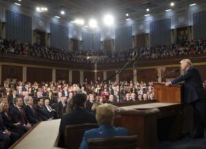 PHOTO Donald Trump's Last Speech Before The Government Shut Down