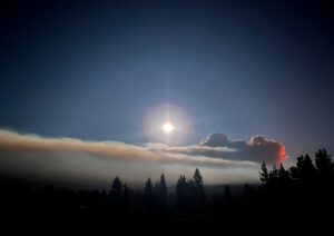 PHOTO Garnet Fire From West Side Of Shaver Lake