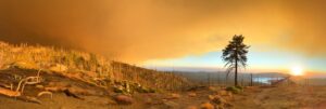 PHOTO Garnet Fire Looks Like Doomsday From East Side Of Shaver Lake