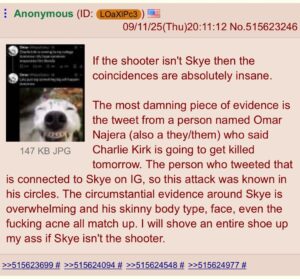 PHOTO If Skye Valadez Truly Is The Charlie Kirk's Shooter Then 4Chan Deserves More Than The Reward
