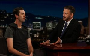 PHOTO Jimmy Kimmel Returns With First Guest Tyler Robinson