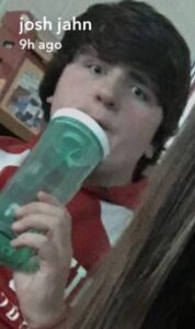 PHOTO Joshua Jahn Drinking Out Of A Cup On Snapchat