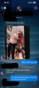 PHOTO Joshua Jahn Laying On The Ground After ICE Shooting