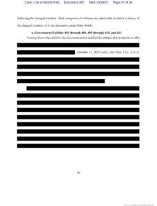 PHOTO Page 36 Of Epstein Files Released Is Completely Redacted
