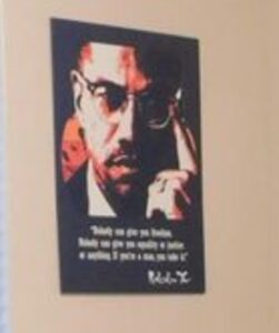 PHOTO Pictures Of Malcolm X On The Wall In Tyler Robinson's Apartment
