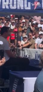 PHOTO Side Angle Of Where Charlie Kirk Was Sitting When He Was Shot In Neck