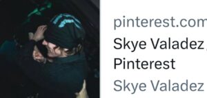 PHOTO Skye Valadez Pinterest Profile Screenshot