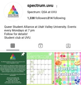 PHOTO Skye Valadez Was Member Of Spectrum Queer Student Alliance At UVU