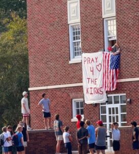 PHOTO Students At Ole Miss Are honoring Charlie Kirk With Banner That Says Pray For The Kirks