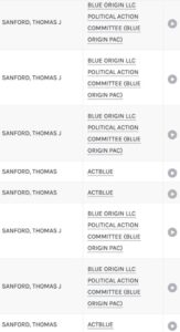 PHOTO Thomas Jacob Sandford Donating To Democratic Organizations